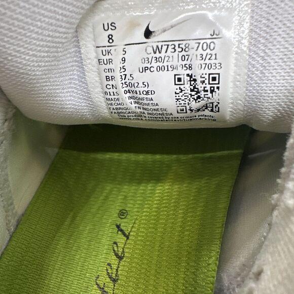 Nike Womens Air Zoom Pegasus 38 CW7358-700 Green Running Shoes Sneakers Size 8 - Picture 13 of 13